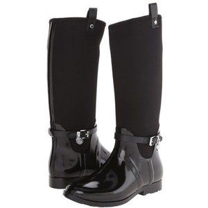 Michael Kors Rain Boots (Black, 8)